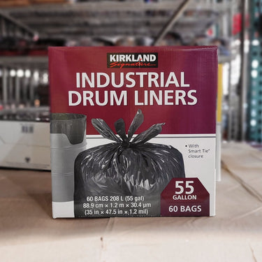Image of Kirkland Signature Industrial Drum Liners, Pack of 60 - 1 x 4.9 Kilos